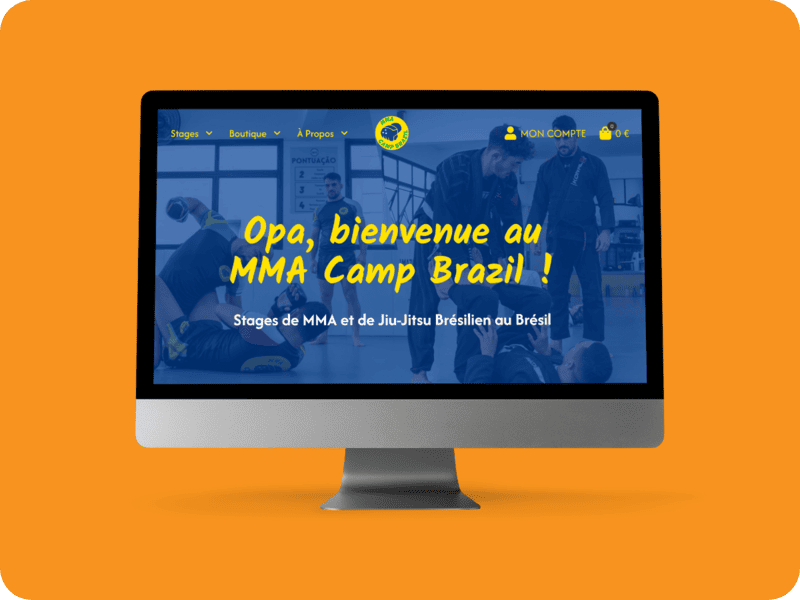 Site Marchand MMA Camp Brazil Version Ordinateur